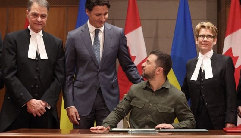 كندا تقدم 650 مليون دولار مساعدات لأوكرانيا... بعد زيارة زيلينسكي للبلاد