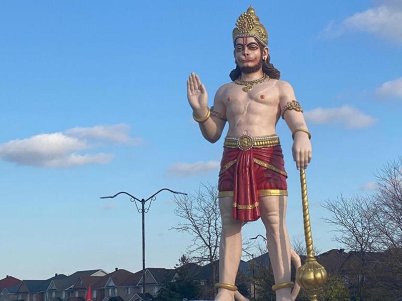 بناء تمثال ضخم للإله الهندوسي في برامبتون