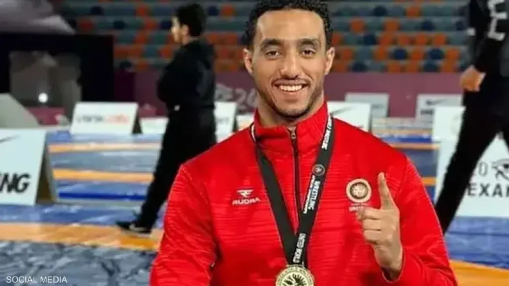 أول تعليق من بطل مصر في المصارعة بعد ”الهروب”